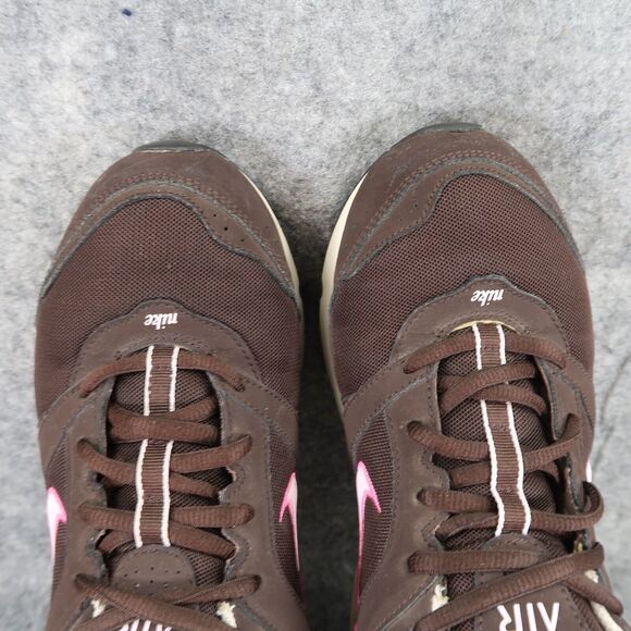 Nike Shoes Womens 9 Sneaker Athletic Trainer Health Walker Air Max Leather Brown - Picture 10 of 16